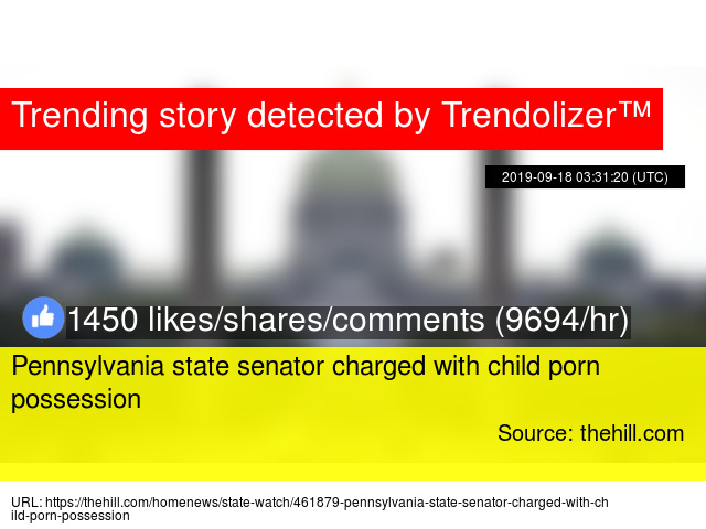 Ru Baby Porn - Pennsylvania state senator charged with child porn possession